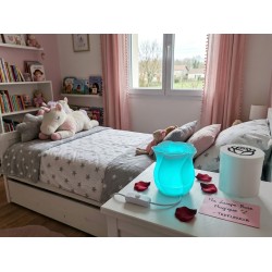 veilleuse en forme de rose pour chambre enfant