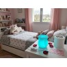 veilleuse en forme de rose pour chambre enfant
